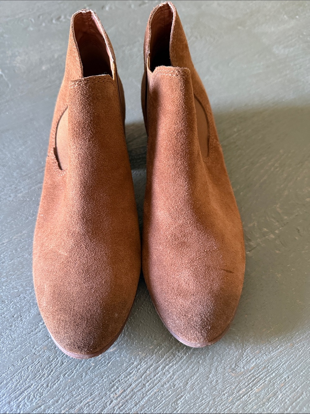 BP brown suede ankle booties 8